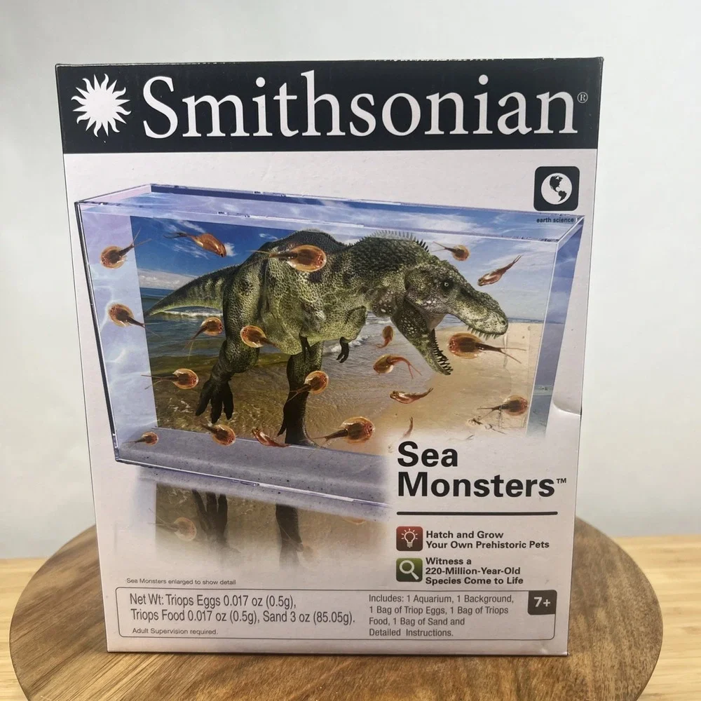 Smithsonian B11016 Earth Science Building Kit Sea Monsters Grow‎ Yours New
